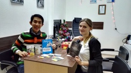 Сотрудники Парка СГТ встретились со студентом из Сингапура, Чарлстоном Ниам